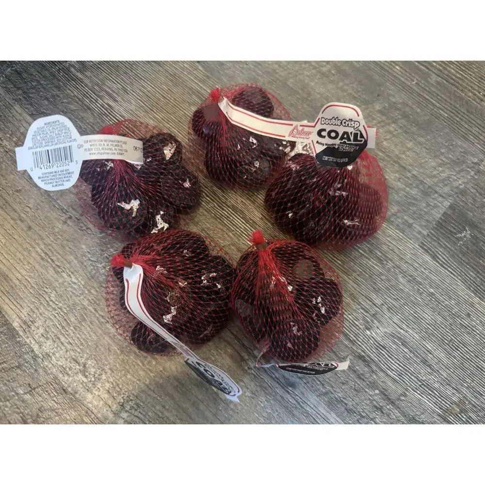 Gag Gift Coal Candy Double Crisp Naughty Joke Novelty Lot of 5 New